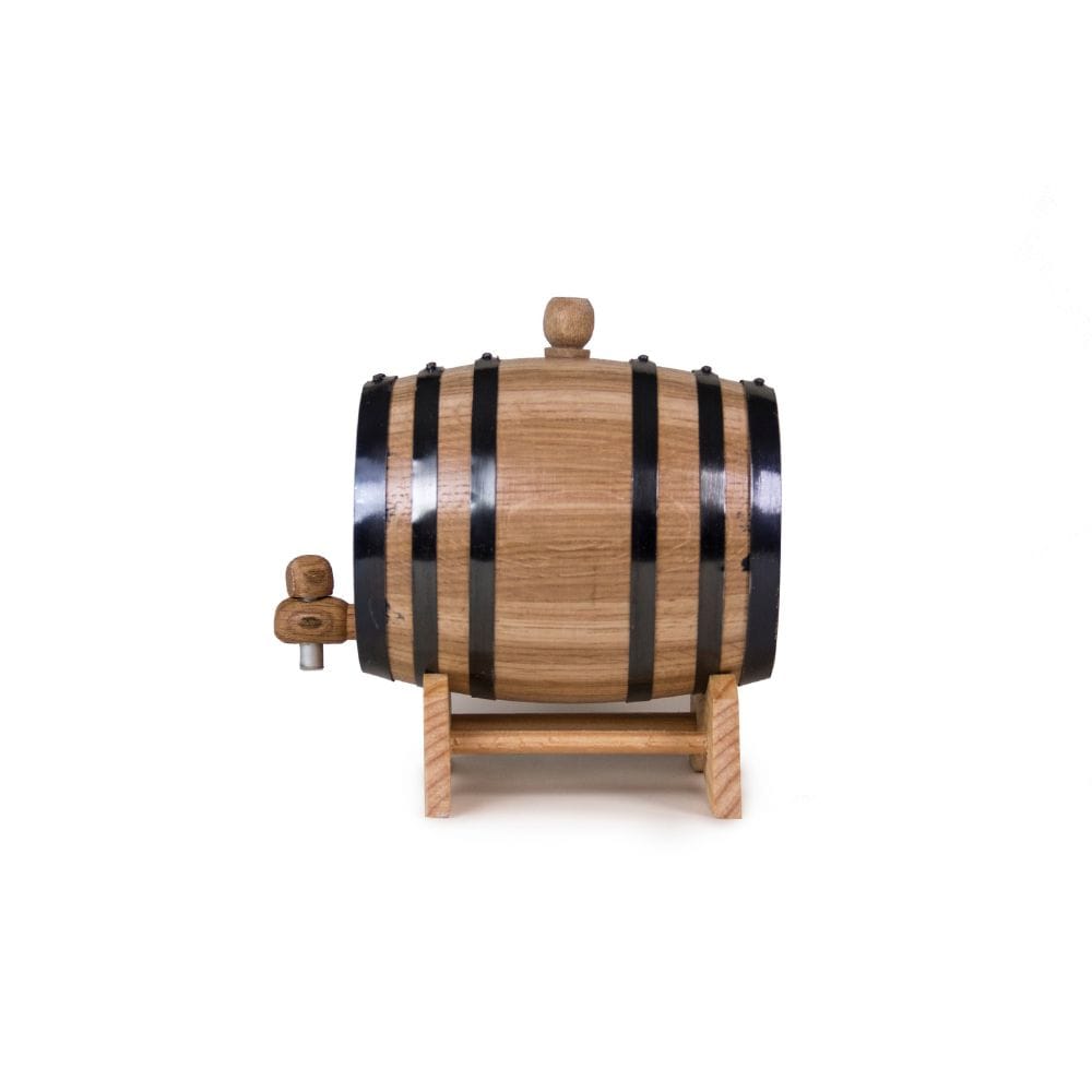 Black Hoop Oak Barrel 34 oz (1 L)