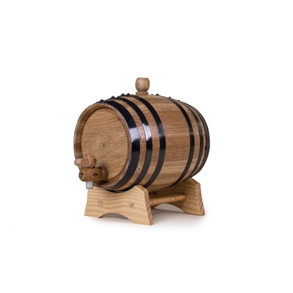 Black Hoop Oak Barrel 34 oz (1 L)