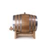 Galvanized Hoop Oak Barrel 676 oz (20 L)