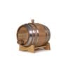 Galvanized Hoop Oak Barrel 68 oz (2 L)