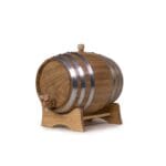 Galvanized Hoop Oak Barrel 101 oz (3L)