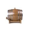 Galvanized Hoop Oak Barrel 169 oz (5 L)