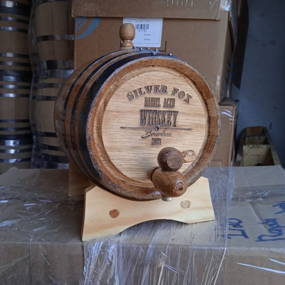 Personalized Oak Barrel